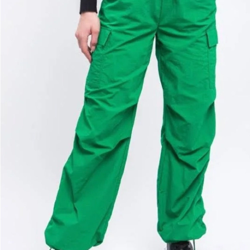 Vibrant Green Cargo Pants